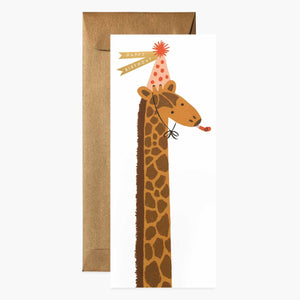 Giraffe Birthday card & Envelope