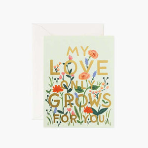 Greeting Card - Love Grows
