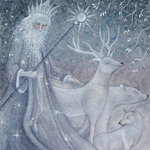 Postcard/Seasonal Card 'King Winter'