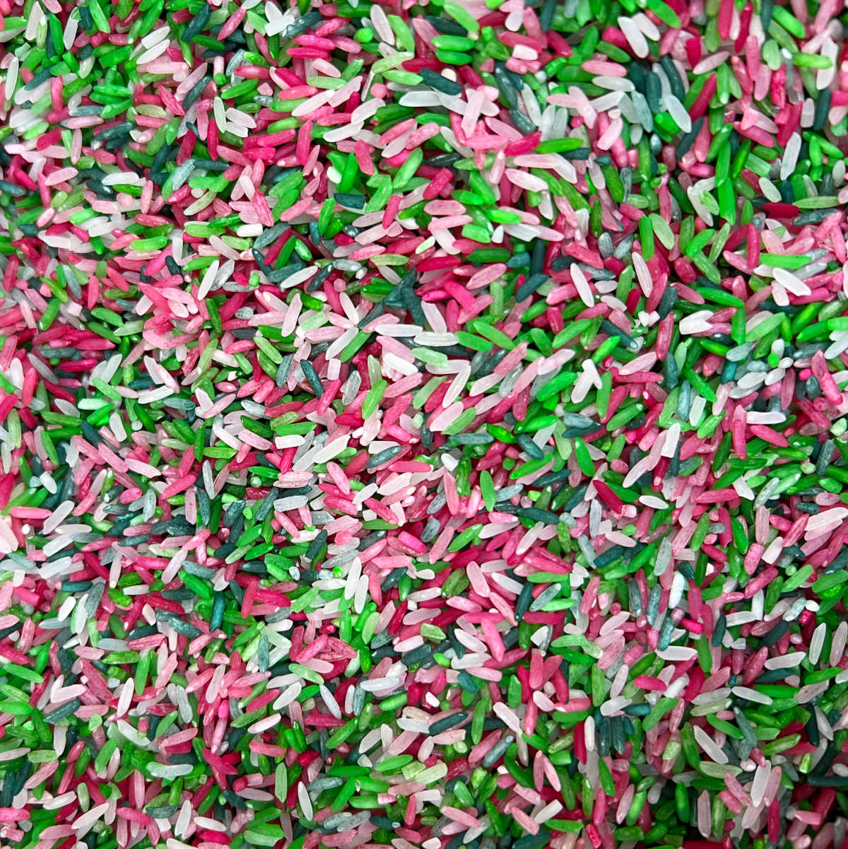 Christmas Sensory Play Rice