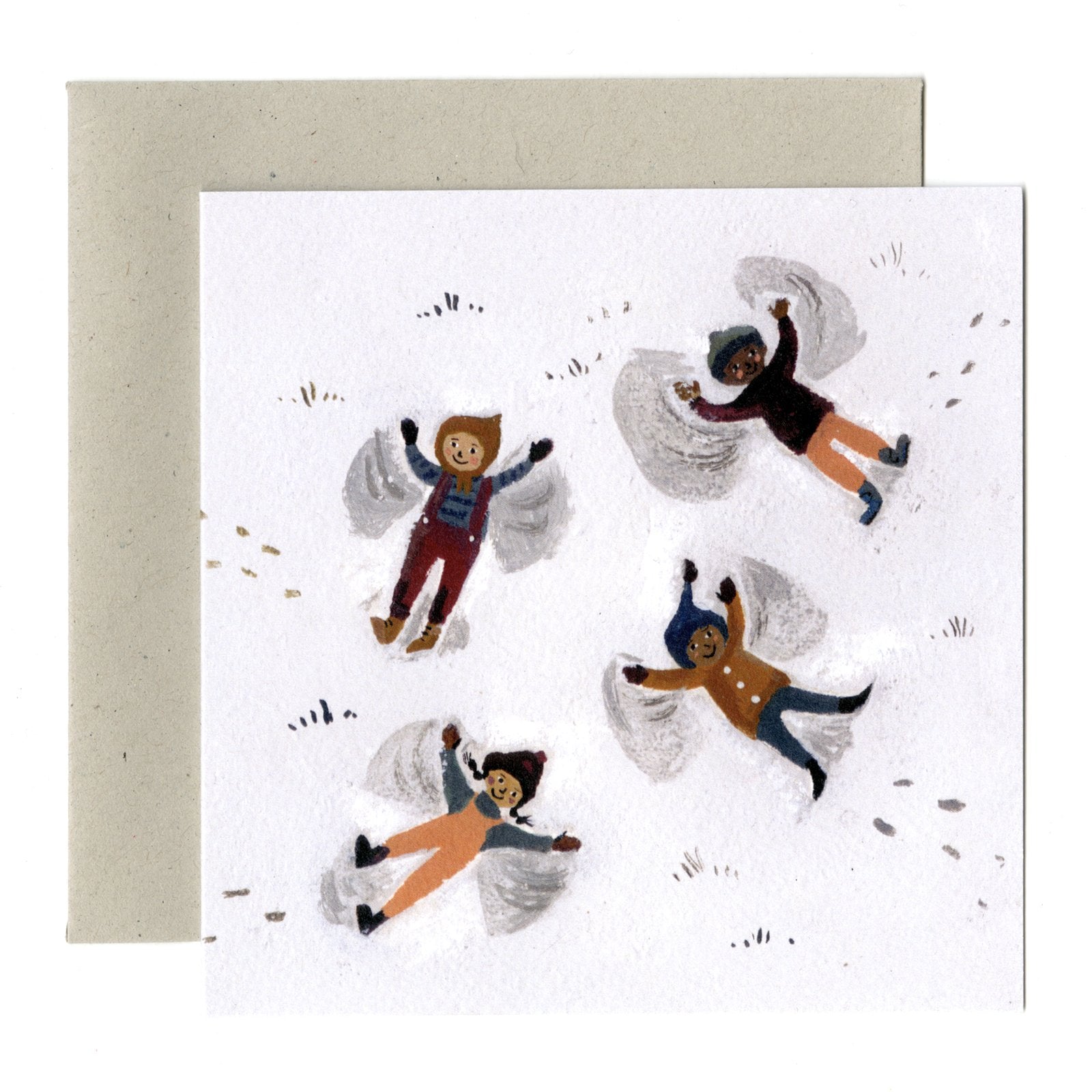 Greeting Card - Snow Angels