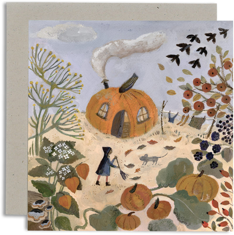 Greeting Card - Witches Garden