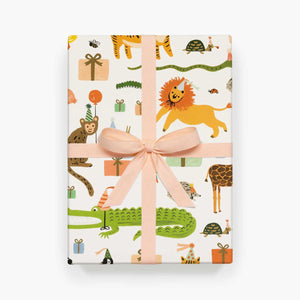 Party Animals Wrapping Sheets